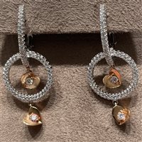 Orecchini Fanton Gioielli Donna ORECCHINI DIAMANTI in Oro bianco Diamante OROR-259-52